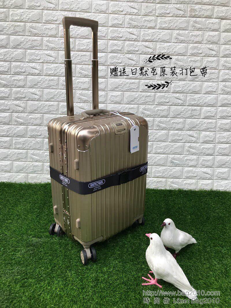 RIMOWA日默瓦 拉杆箱 PC+鋁鎂合金邊框Topas Sport 運動版 明星同款拉箱 8018  xbt1099